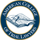 American College of Trial Lawyers badge